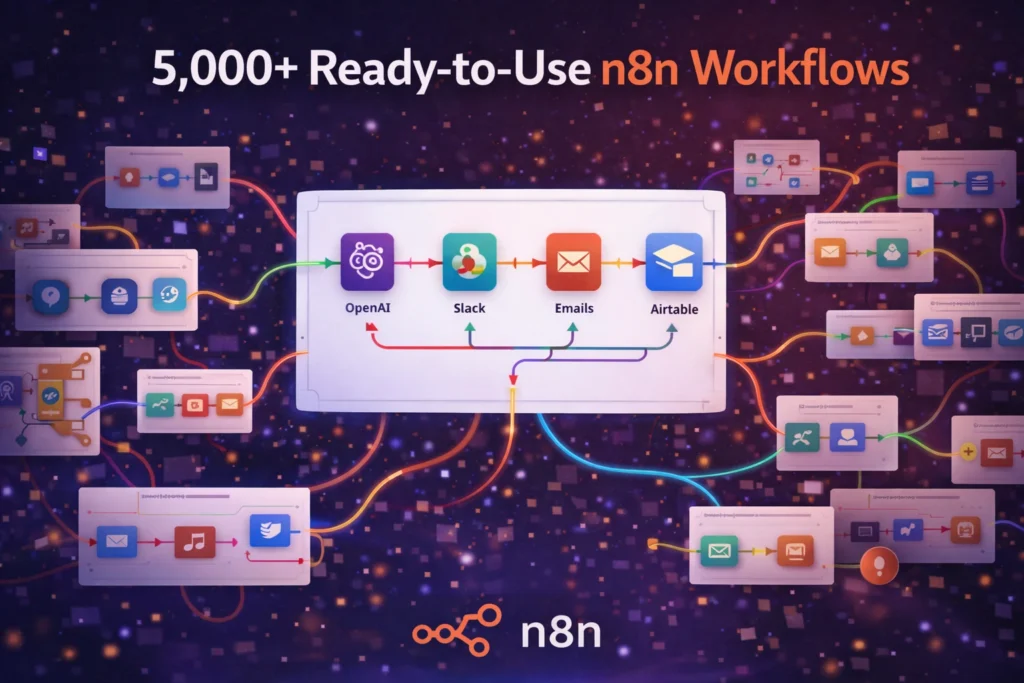 5,000+ Ready-to-Use n8n Workflows