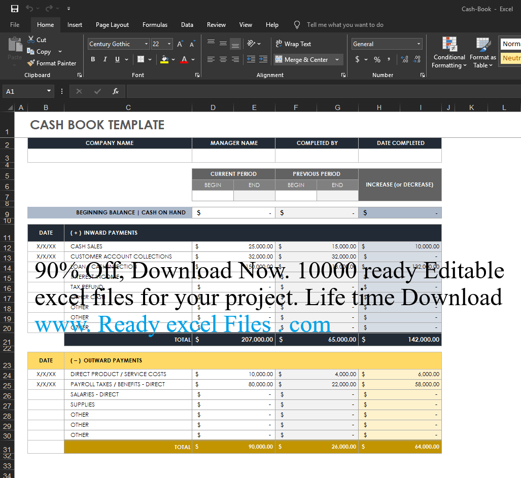 Call Center Ready Excel Template