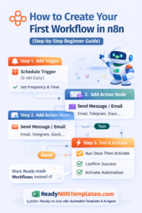Create Your First Workflow in n8n (Step-by-Step Beginner Guide)