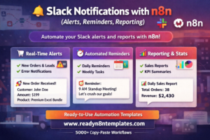 Slack notifications with n8n