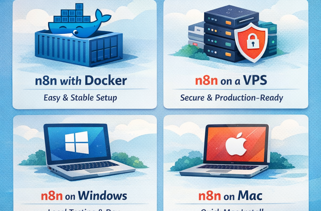How to Install n8n (Docker, VPS, Windows, Mac)