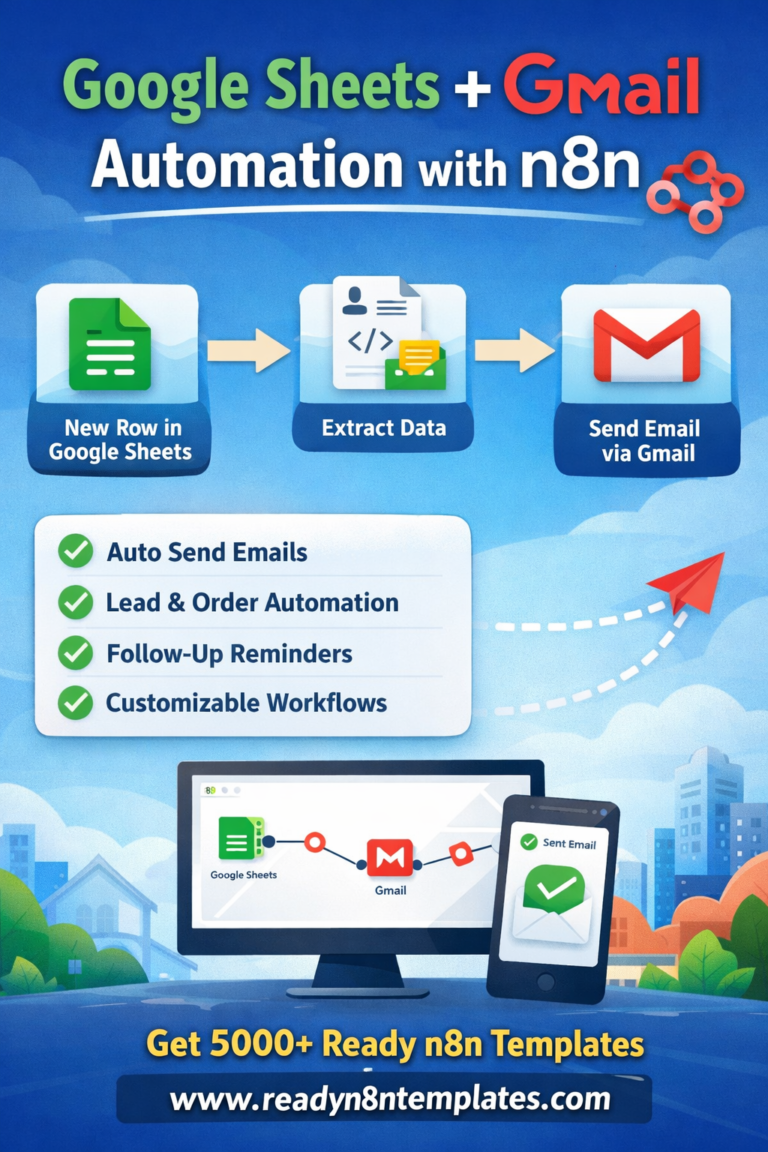 Google Sheets + Gmail Automation with n8n (Step-by-Step Guide)