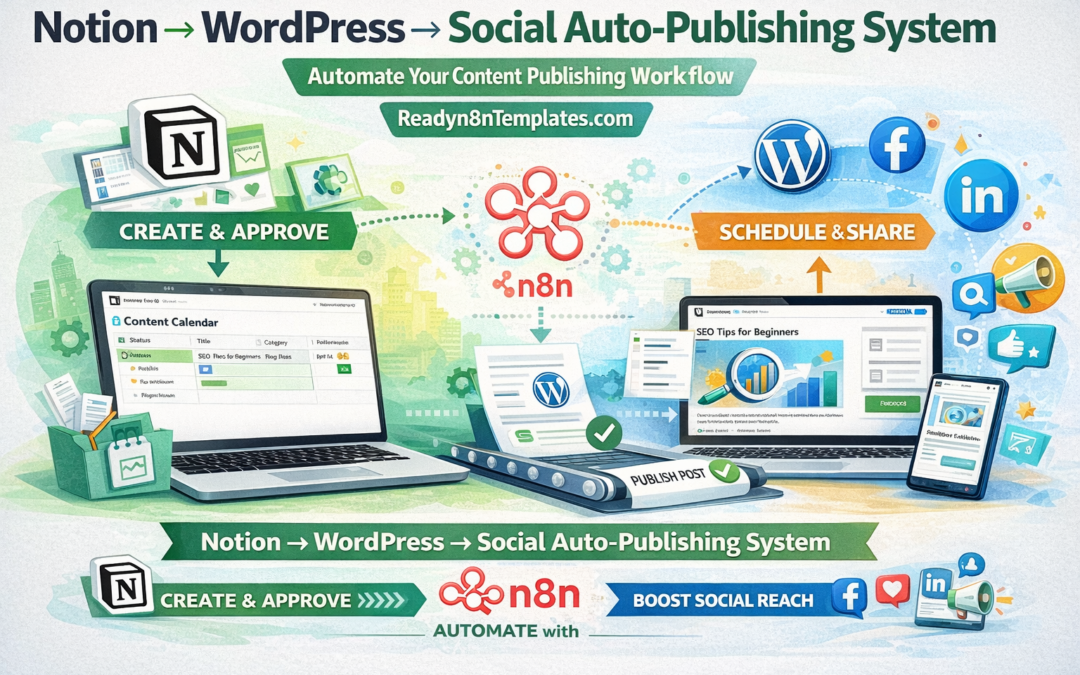 Notion to WordPress social auto-publishing system