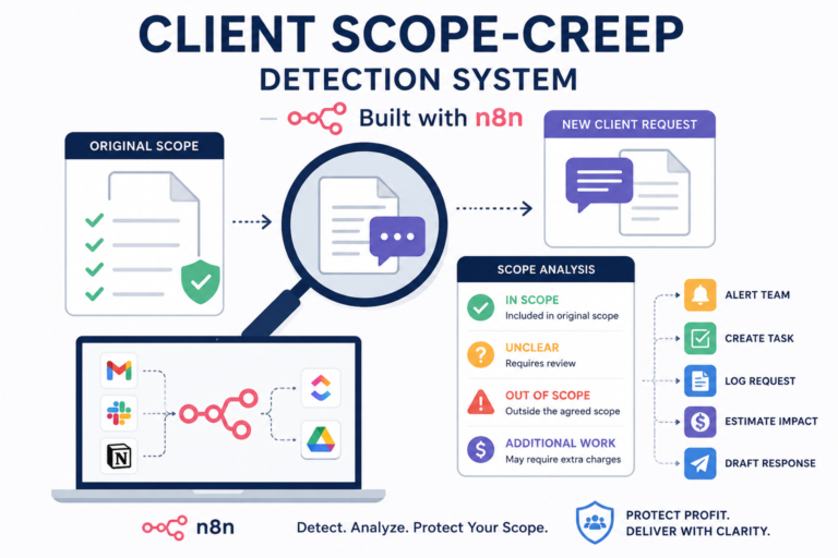 Client Scope-Creep Detection System with n8n